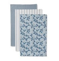 Layla Blue Teatowel Pack3