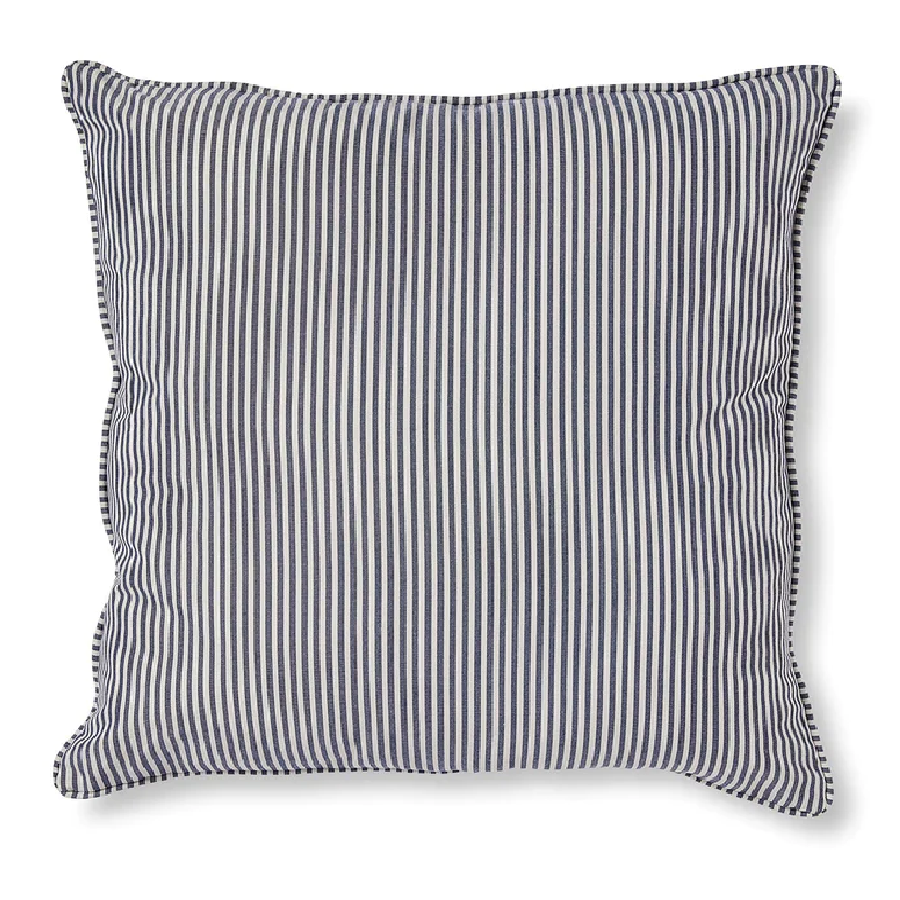 Morris Blue Stripe Cushion 50