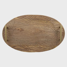 Load image into Gallery viewer, Mango Wood Oval Tray
