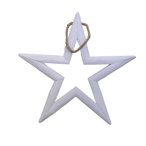 Rustic Hanging Star Deco Lge