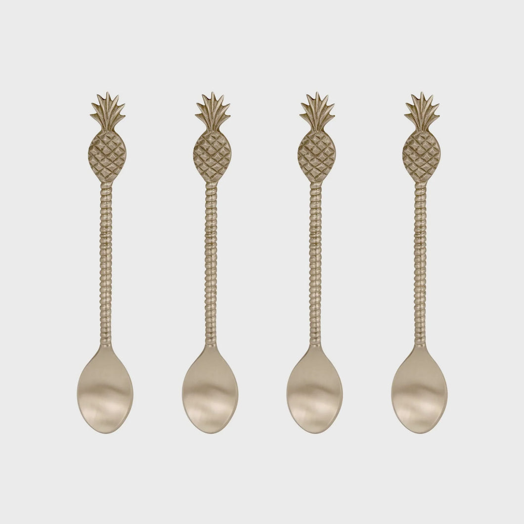 Pineapple Brass Spoon