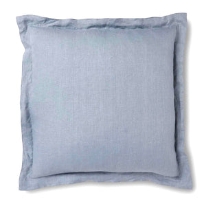Riley Light Blue Linen cushion 55cm
