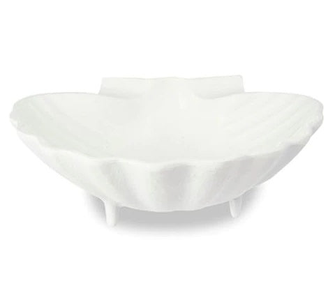 Scallop Dish White