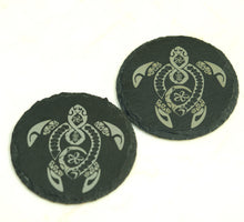 Load image into Gallery viewer, TAHEI Slate Coasters Fonu Turtle
