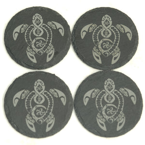 TAHEI Slate Coasters Fonu Turtle