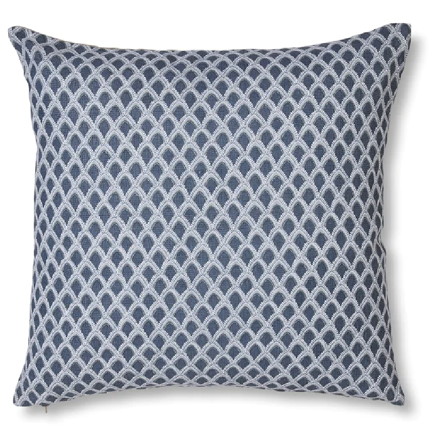 Sumba Blue Linen Cushion 55cm