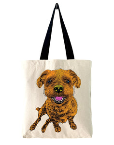 Mutts of Manly Tote Orange Jock