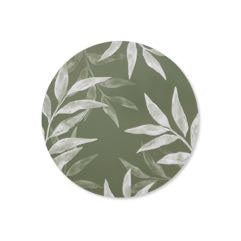 Woodlands Green Round Placemat Set 4