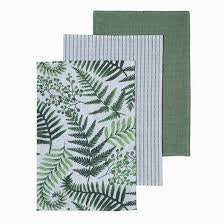 Glenaire Green Teatowel Pack3