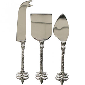 Cheese Knives Palm Silver