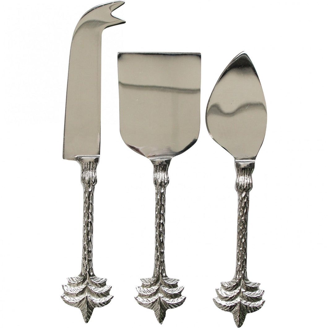 Cheese Knives Palm Silver