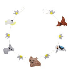 Animal Bunting Felt 120cm