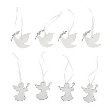 Boxed Set Bird/Angel Hang Decor Set 8