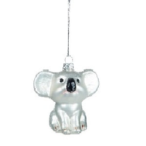 Bauble Koala Matte Grey